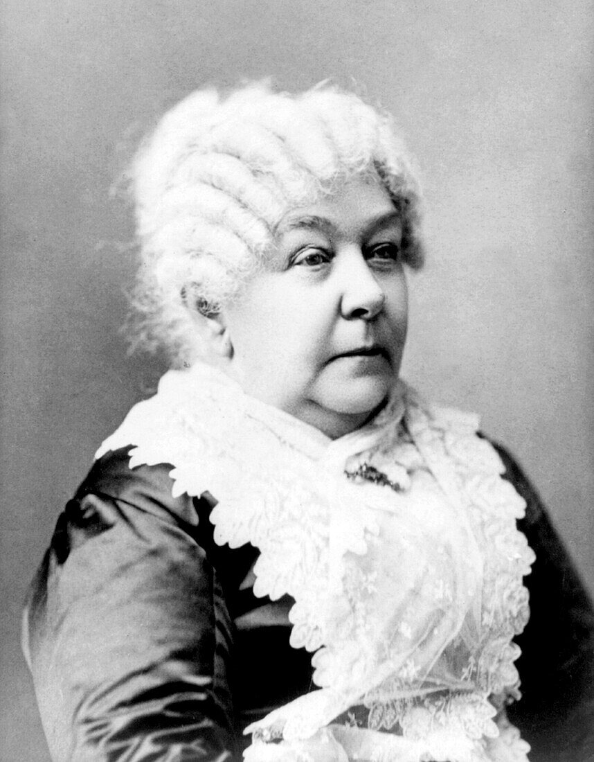 Elizabeth Cady Stanton, US abolitionist and suffragette