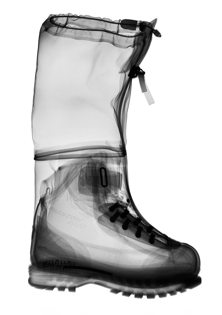 Mountaineering boot, X-ray