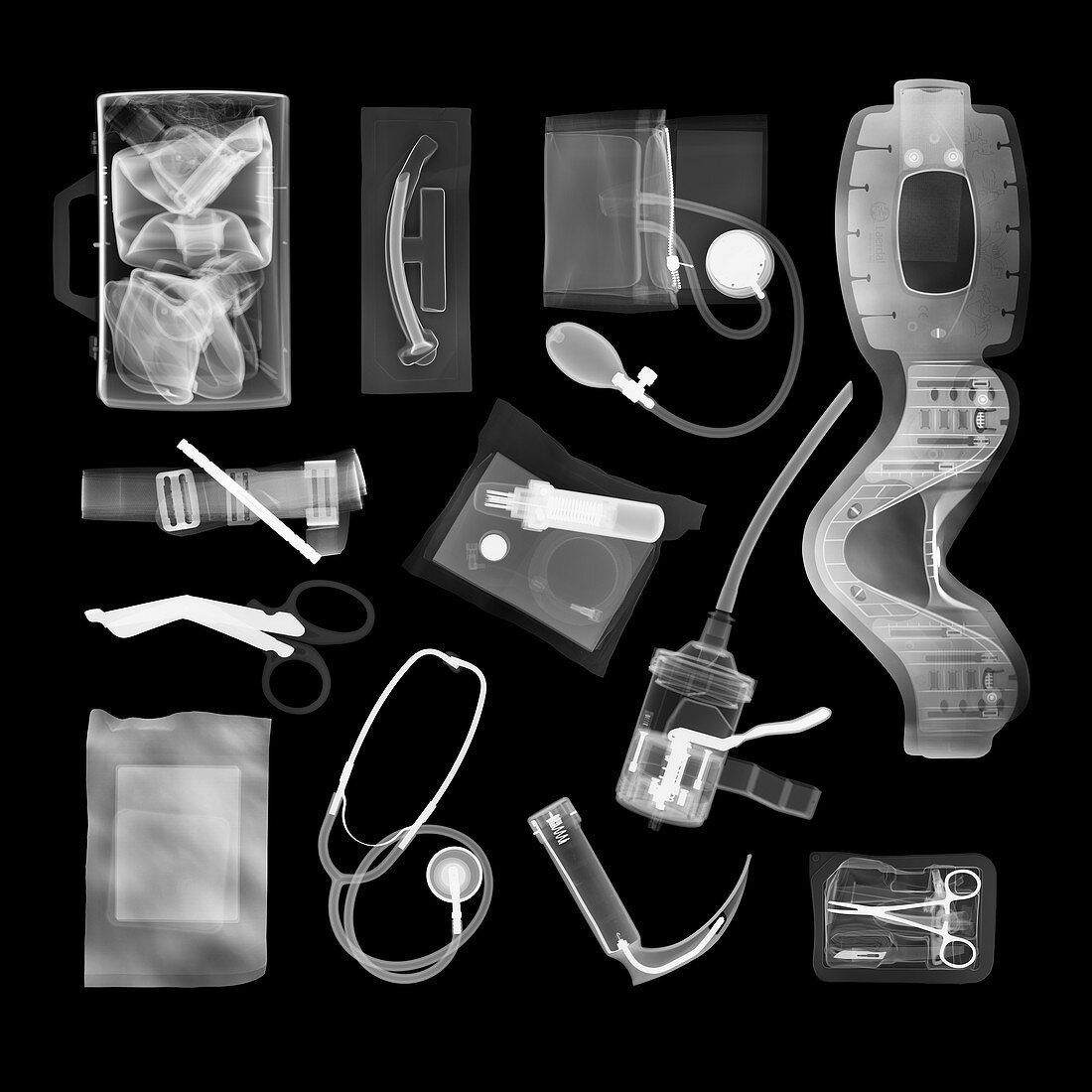 Military medical kit, X-ray