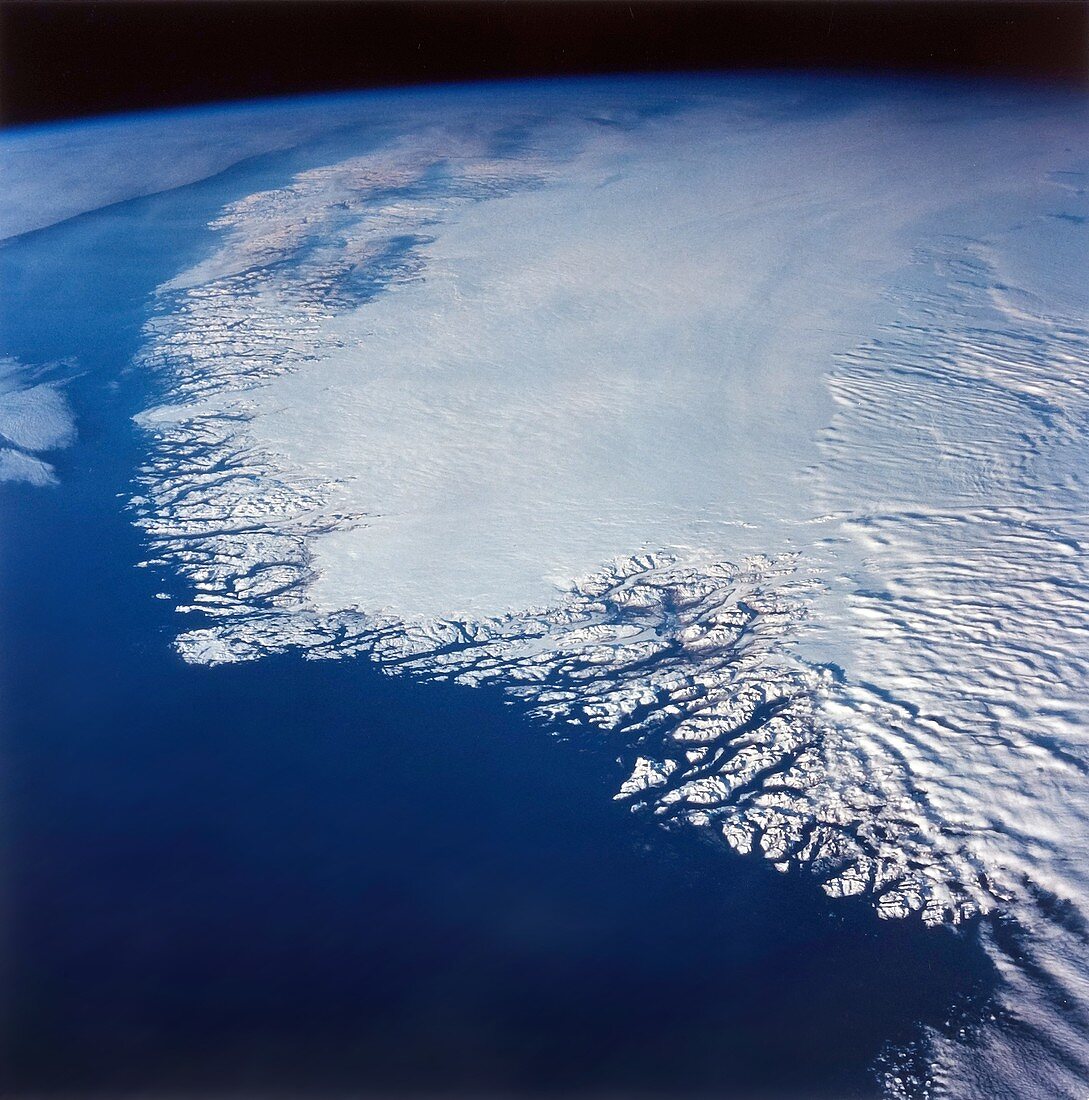 Greenland from Earth orbit