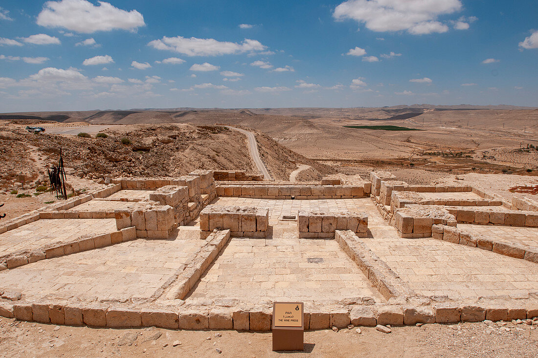 Ruins of the Nabatean city of Avdat