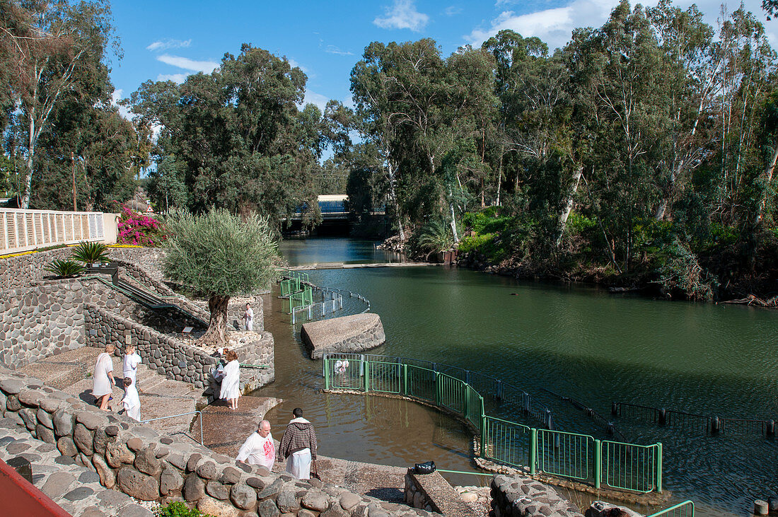 Yardenit baptismal site, Jordan River, Israel