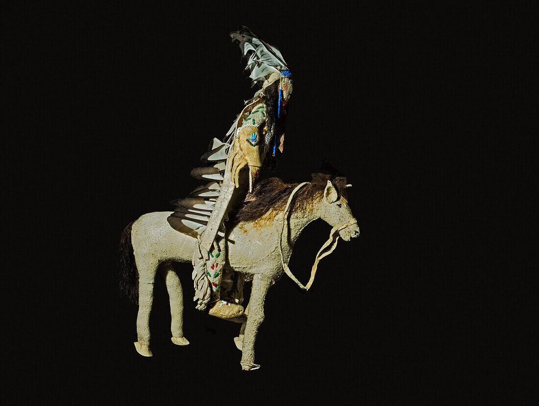 Rider and Horse Toy Doll, Shoshone Tribe