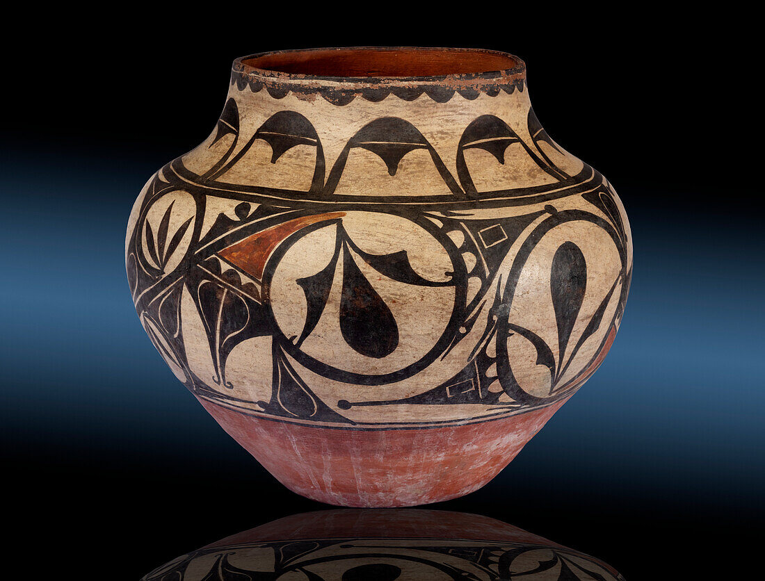 Polychrome Jar, Zia Pueblo, c. 1880