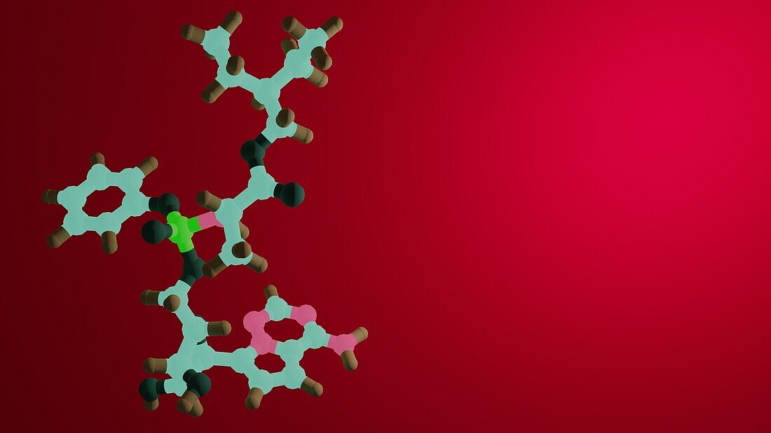 Remdesivir Molecule, Illustration