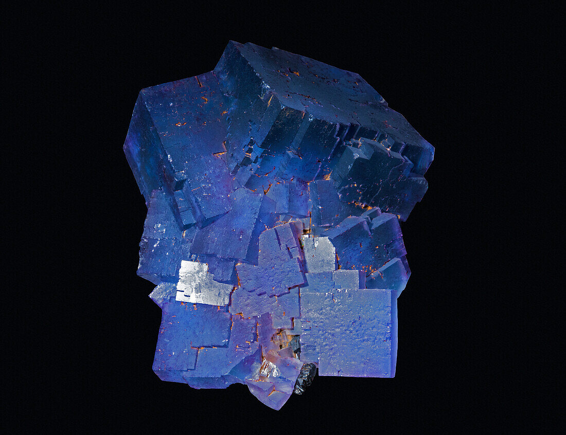 Fluorite Crystals on Quartz