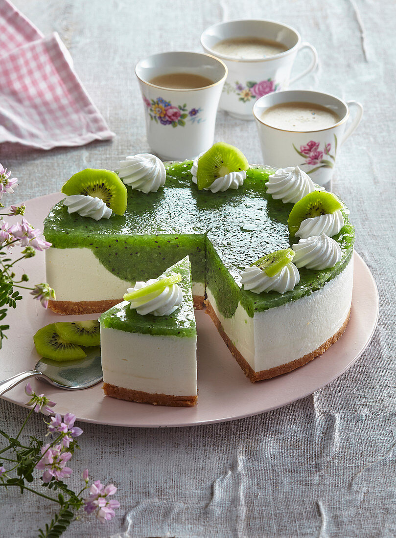 Kiwi-Käsekuchen