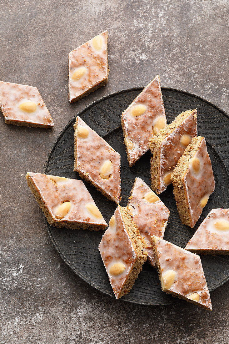 Elisenlebkuchen vom Blech