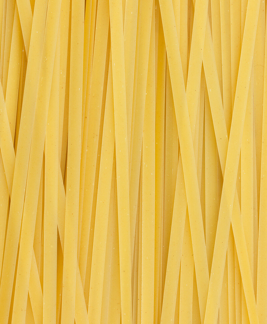 Uncooked tagliatelle (full-frame)