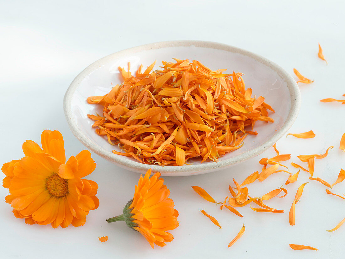 Marigold petals