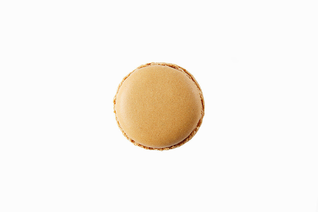 A coffee macaroon