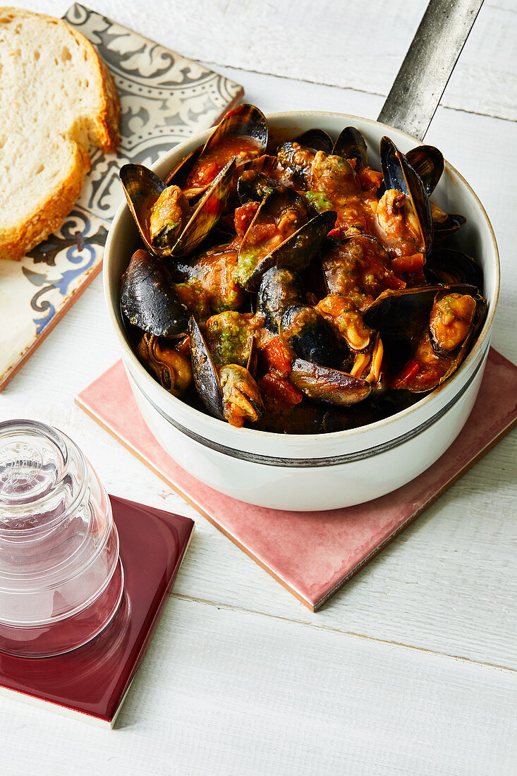 Mussels in a tangoa sauce (Portugal)
