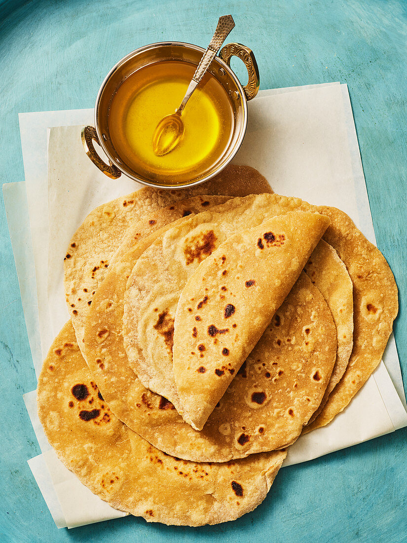 Chapati (Indian unleavened bread)