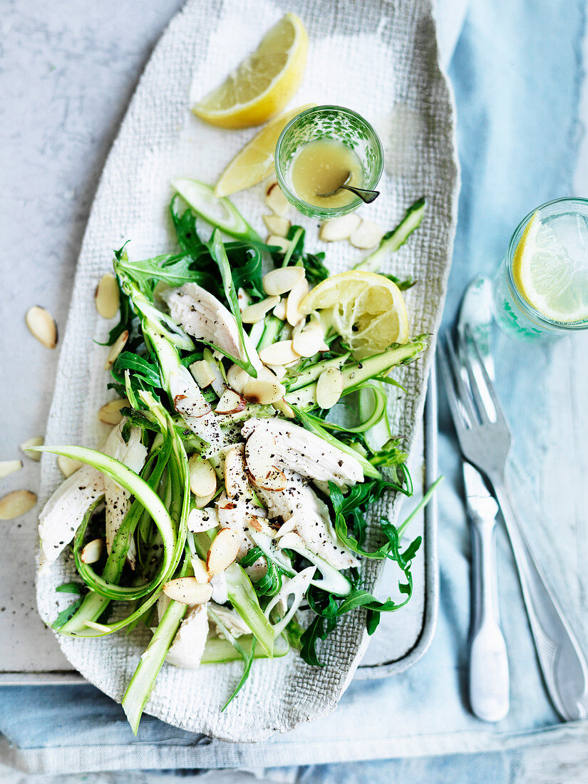 Barbecued Chicken Salad with Dijon Dressing