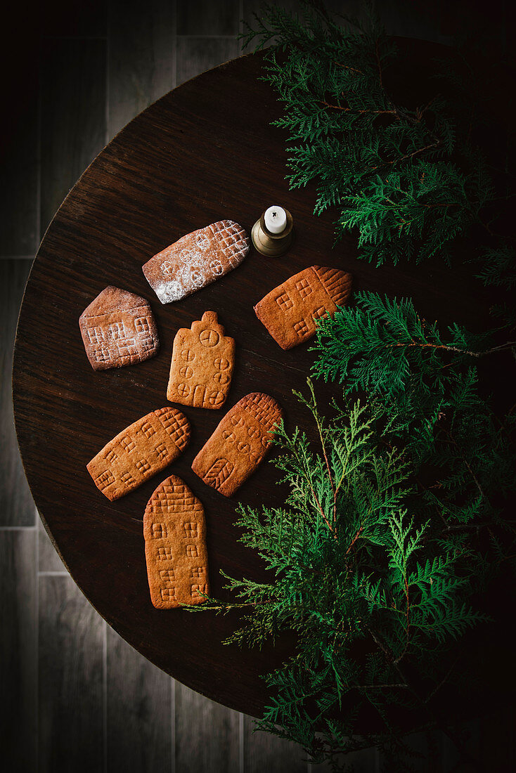 Gingerbread Village Cookies