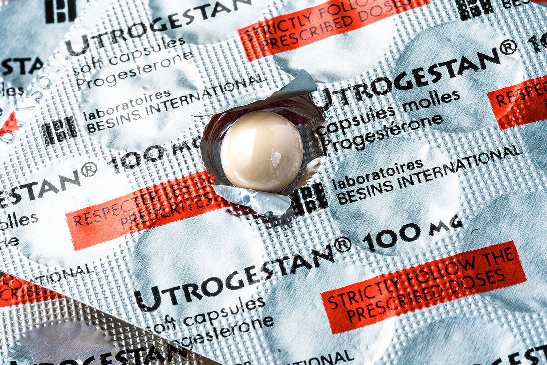 Utrogestan pill, natural hormone called progesterone