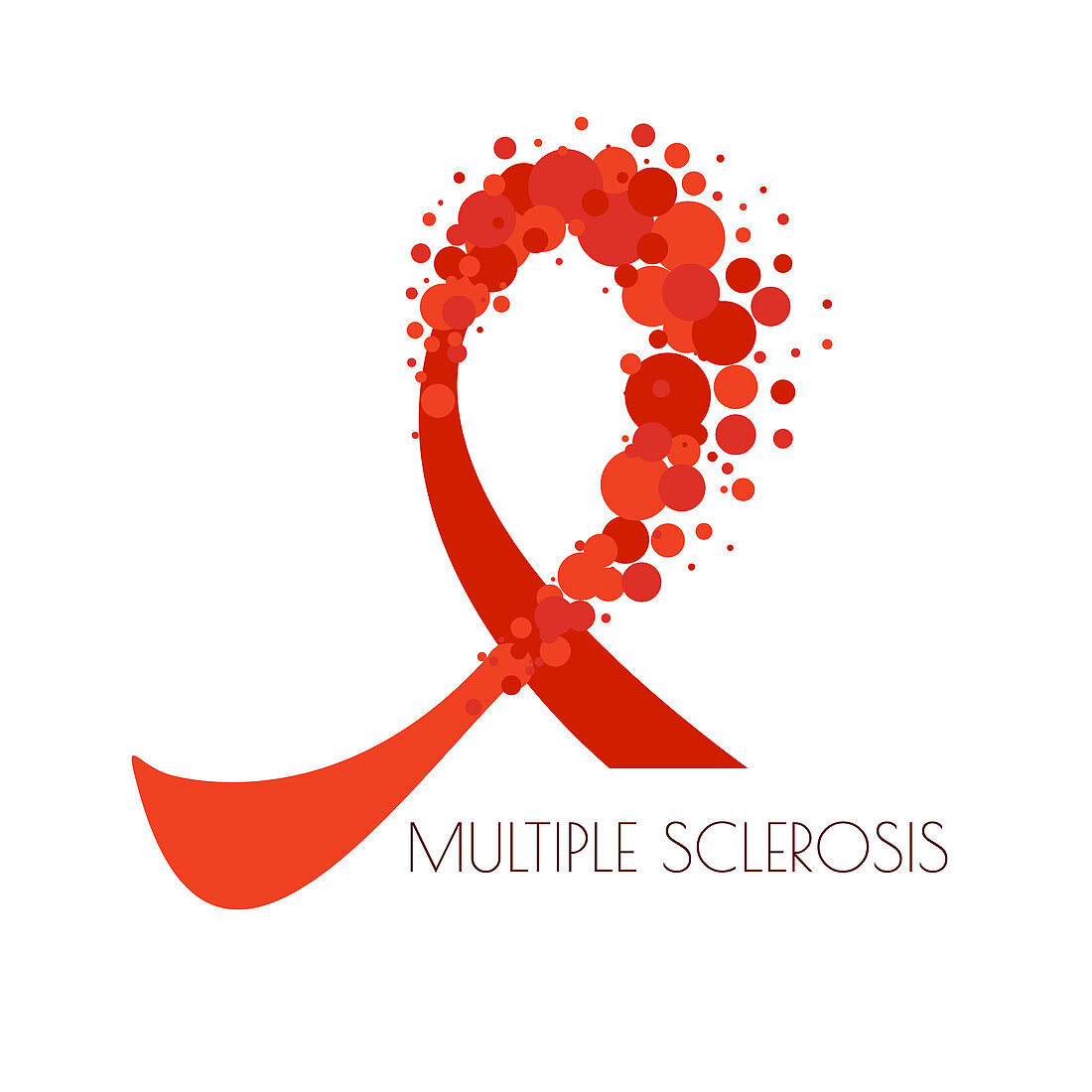 Multiple sclerosis awareness, conceptual illustration