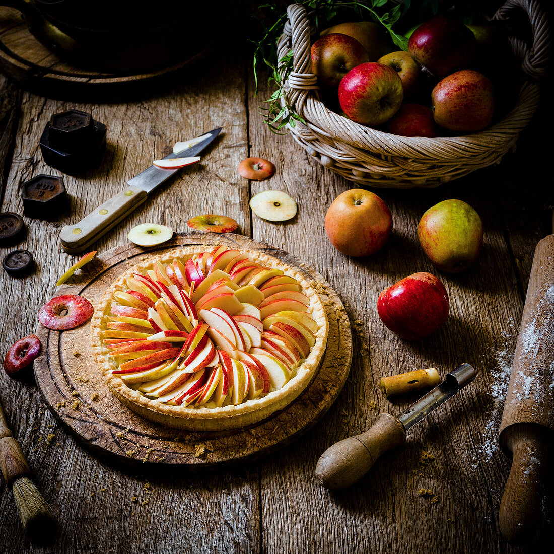 Französischen Apfelkuchen zubereiten