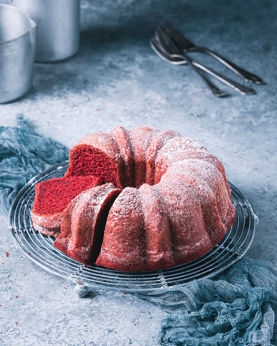 Glutenfreier Red Velvet Bundt Cake