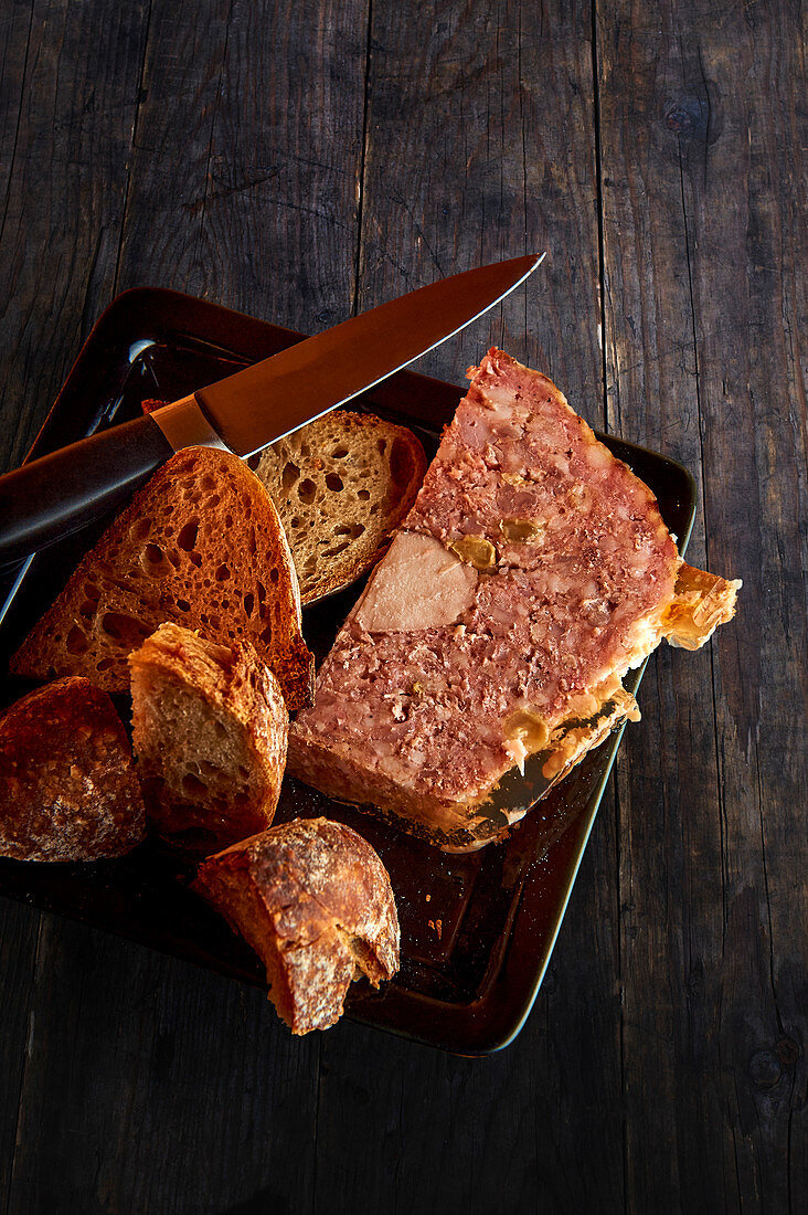 Pate Campagne (Schweinefleischpastete, Frankreich)