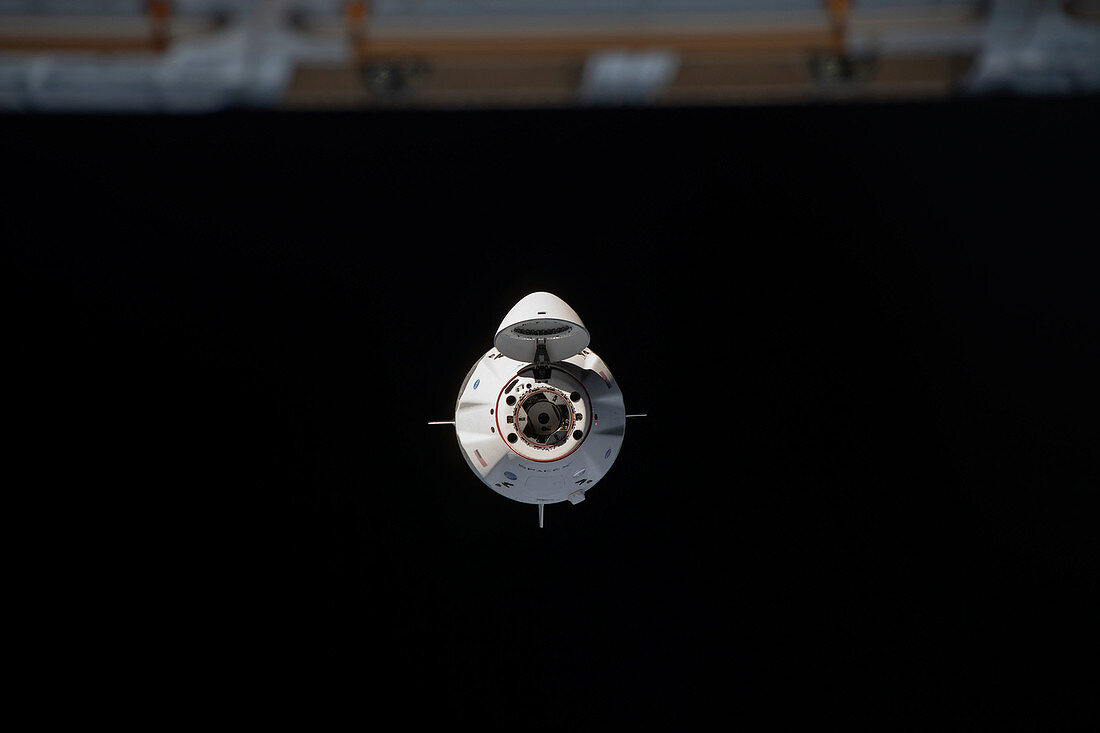 SpaceX Crew-1 approaching International Space Station