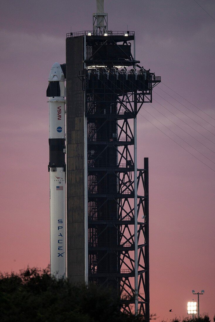 SpaceX Crew-1 preparing for launch