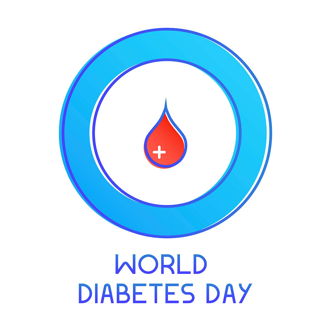 World diabetes day, illustration