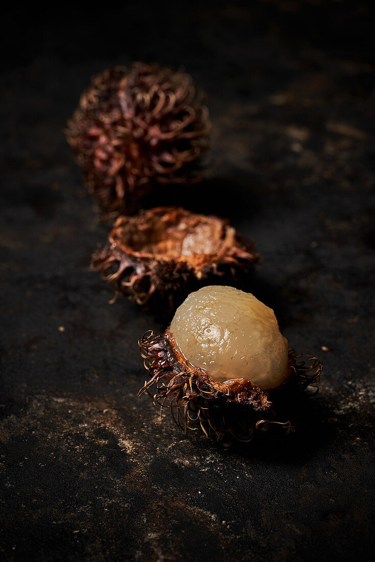 Close up of rambutan