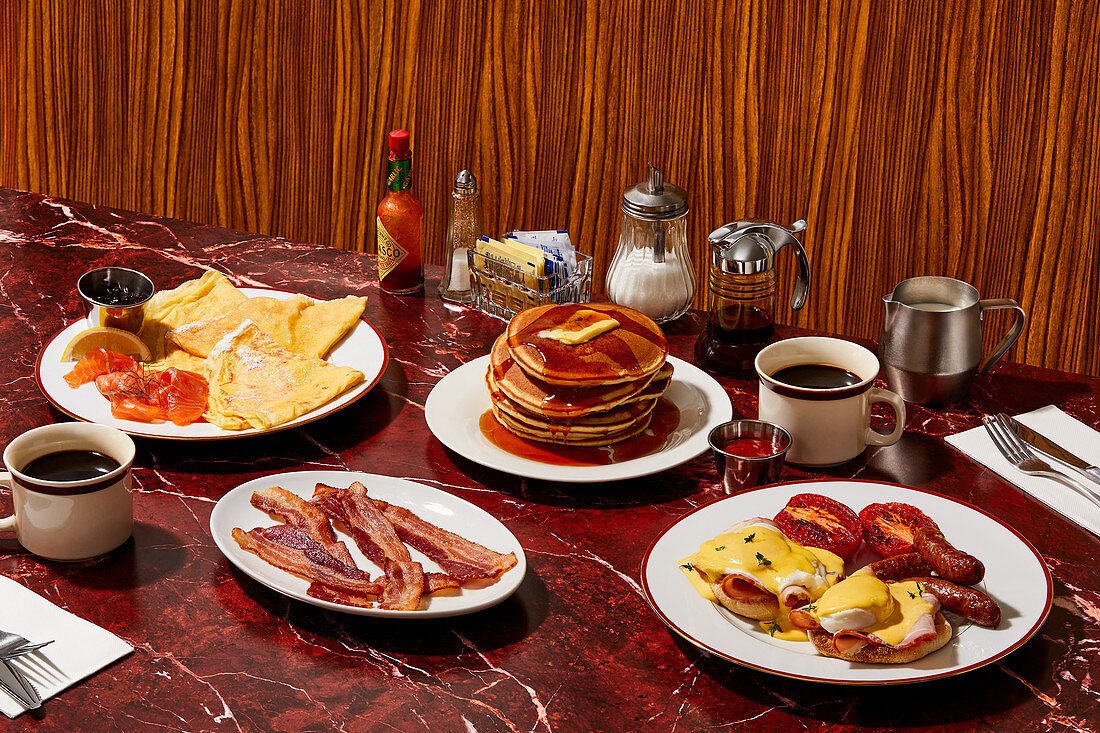 New Yorker Frühstücksbuffet