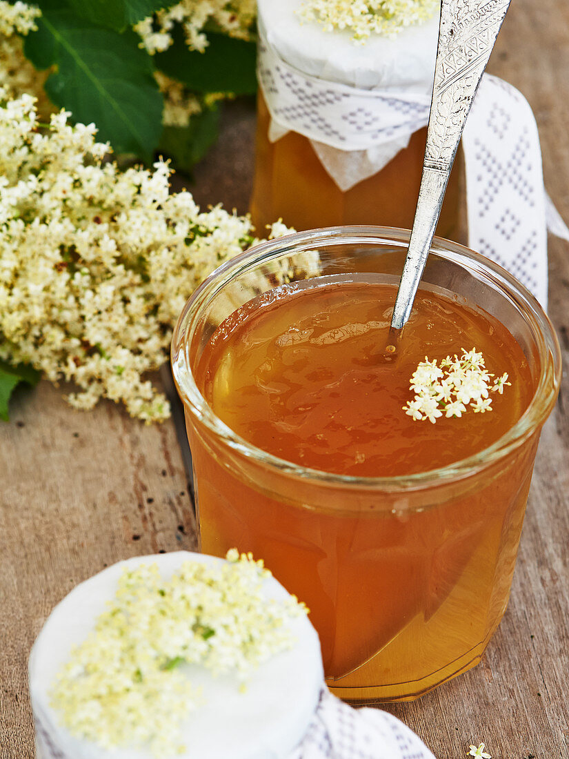 Elderflower jelly