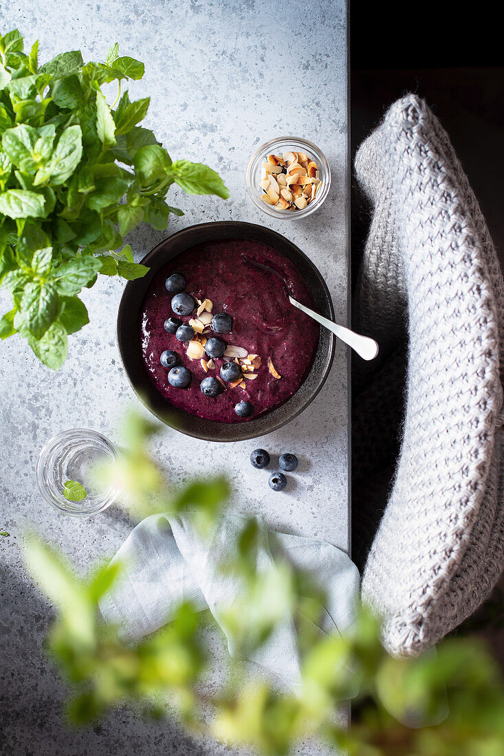 Blueberry smoothie