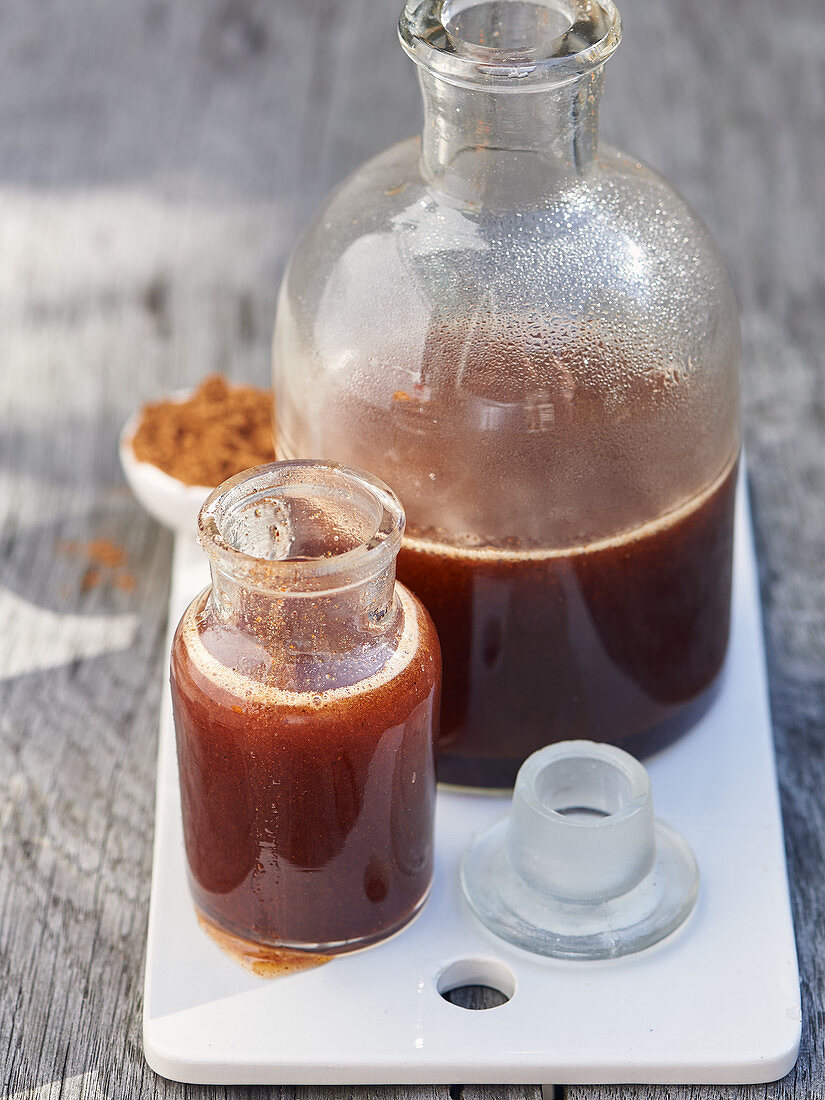 Homemade cinnamon syrup