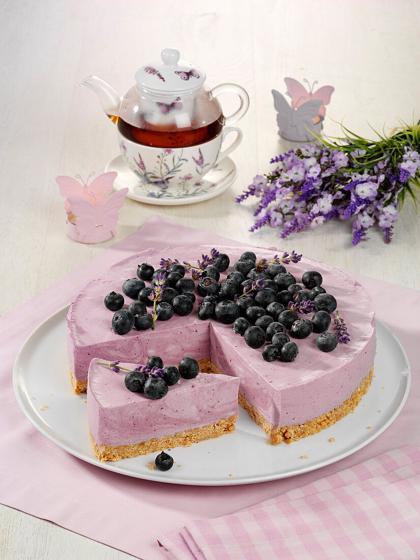 Blueberry yogurt cake