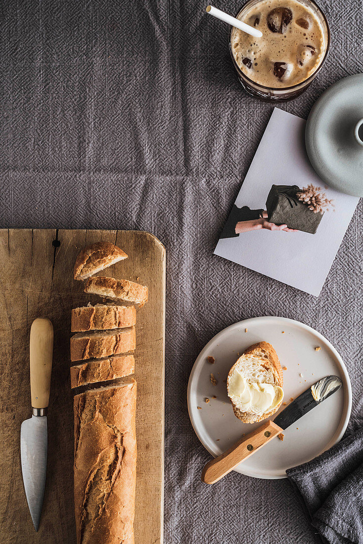 Bread and butter breakfast