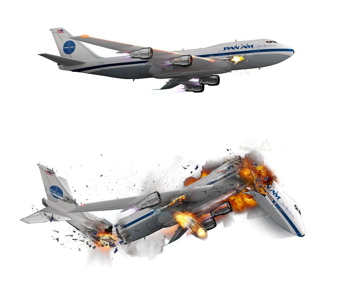 Lockerbie bombing of 1988, illustration