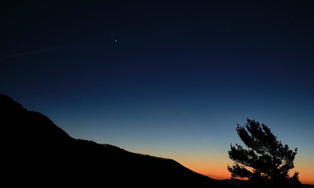 Saturn-Jupiter conjunction, December 2020