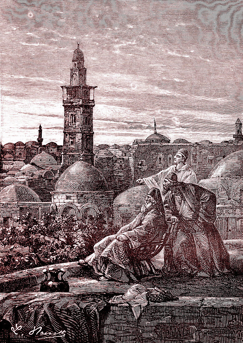 19th Century Jerusalem, illustration