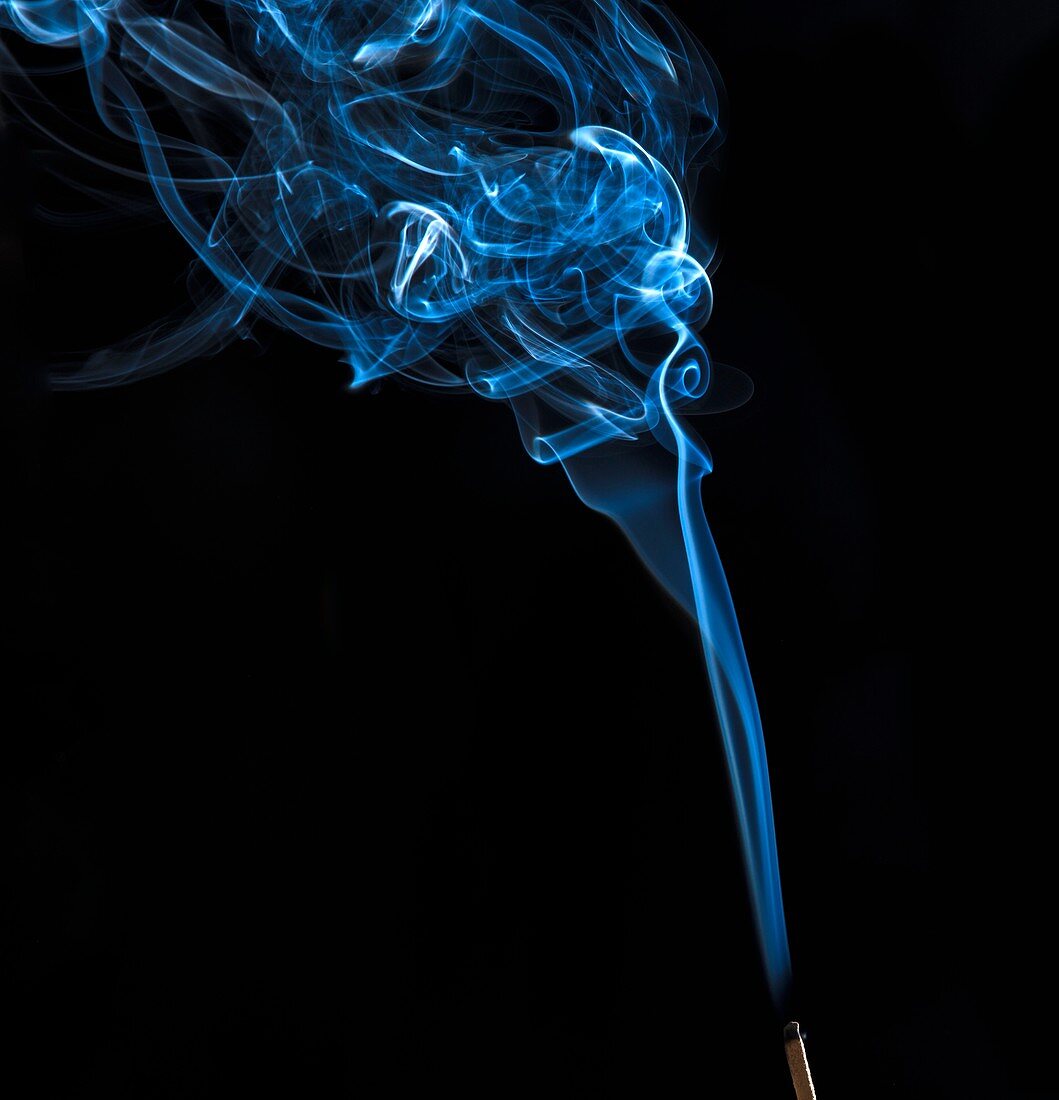 Smoke from an incense stick