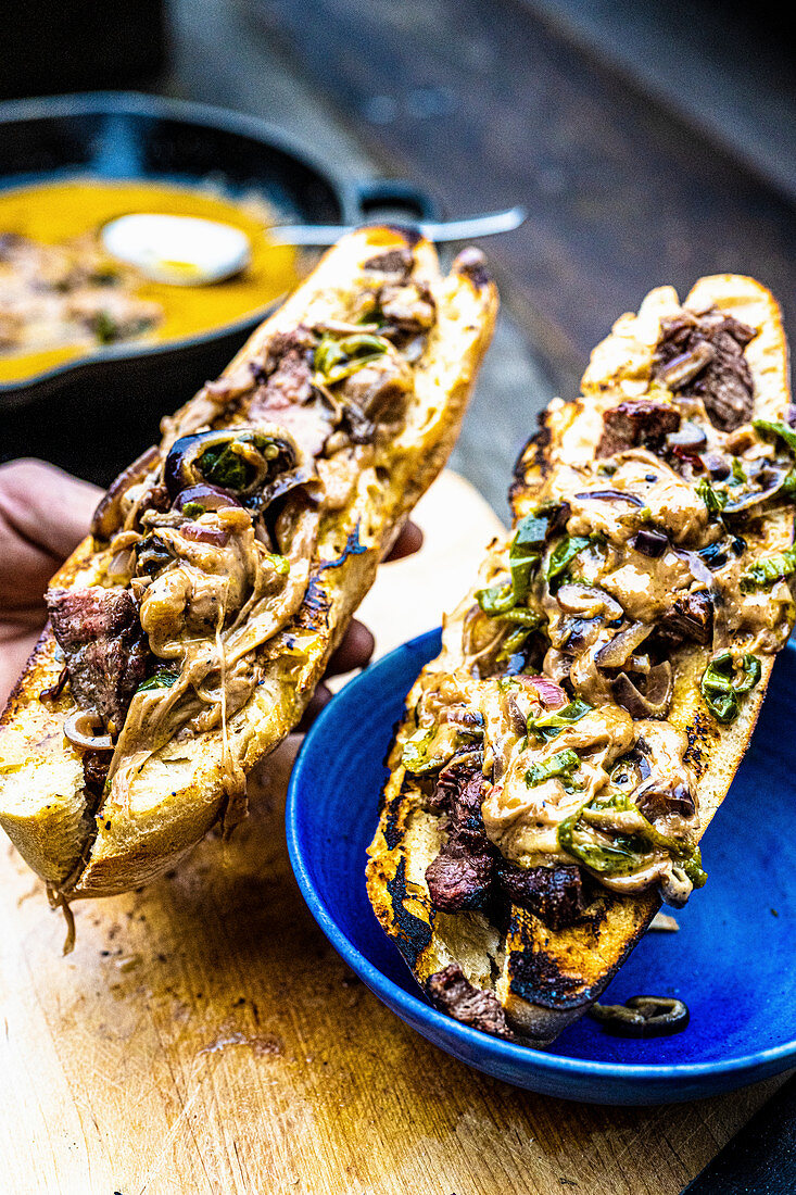 Philly Cheese Steak Sandwiches