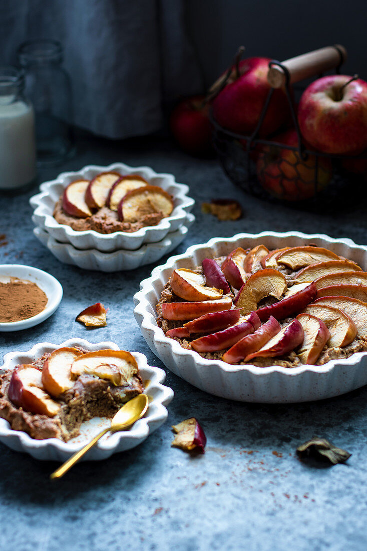 Rye apple pies