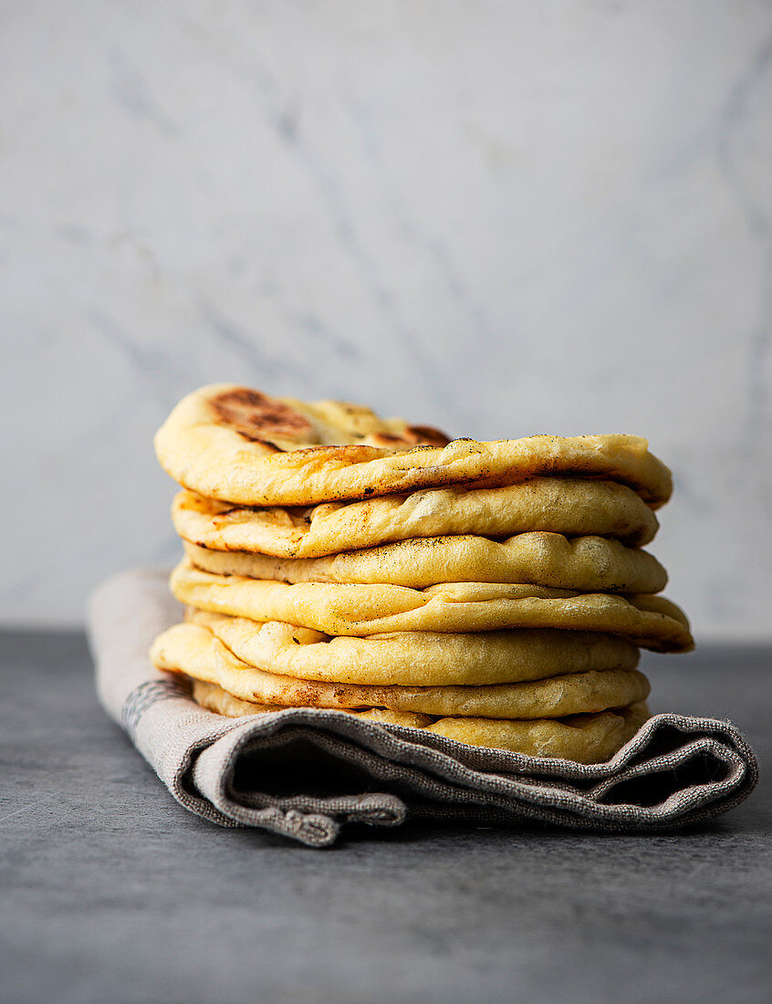 Naan - Fladenbrote aus Indien