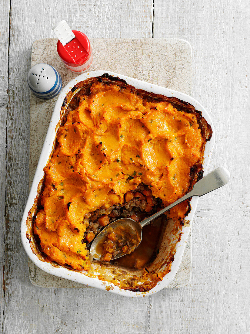 Sweet potato Sheperd's pie