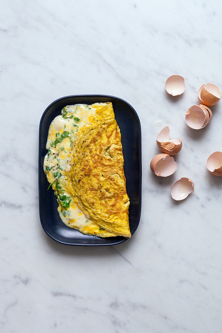 Omelette mit Kräutern