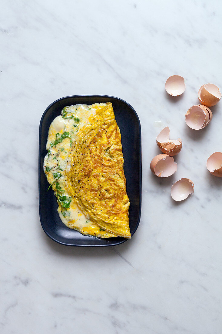 Omelette with herbs