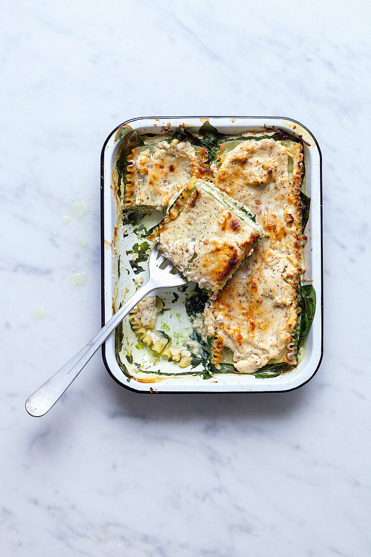 Spinach lasagna