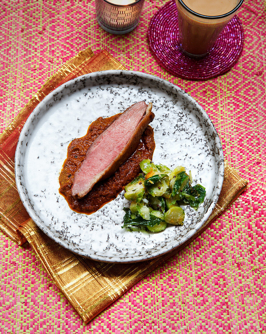 Asian style goose breast