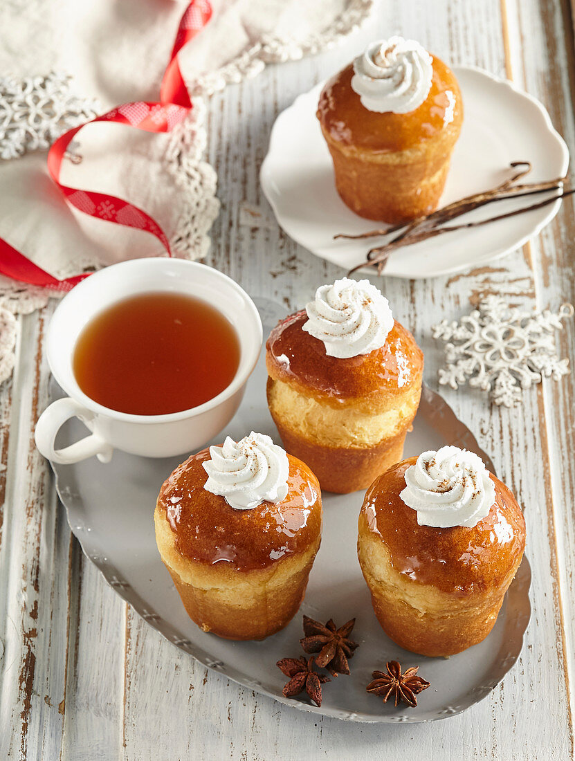 French Rum Babas