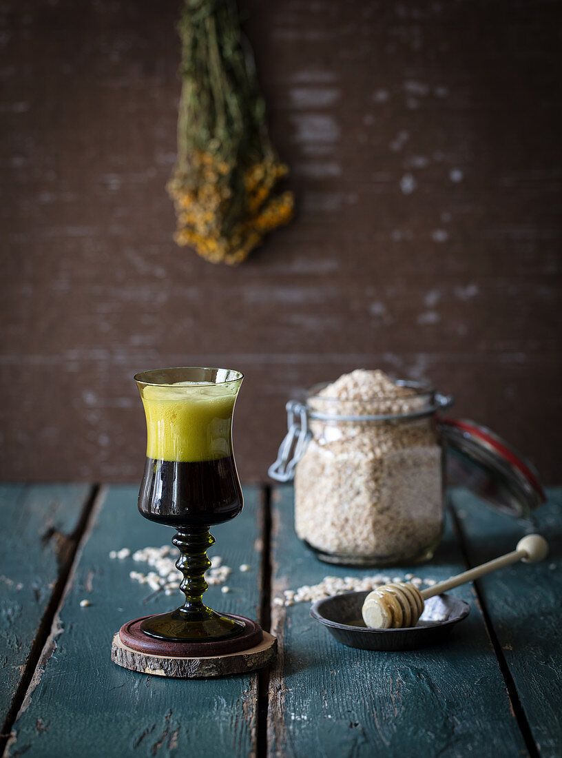 Kvass fermented Russian drink