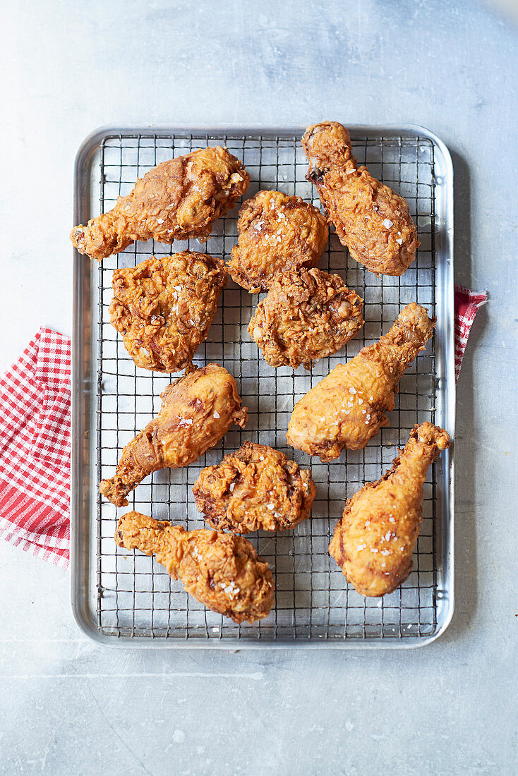 Crispy fried chicken