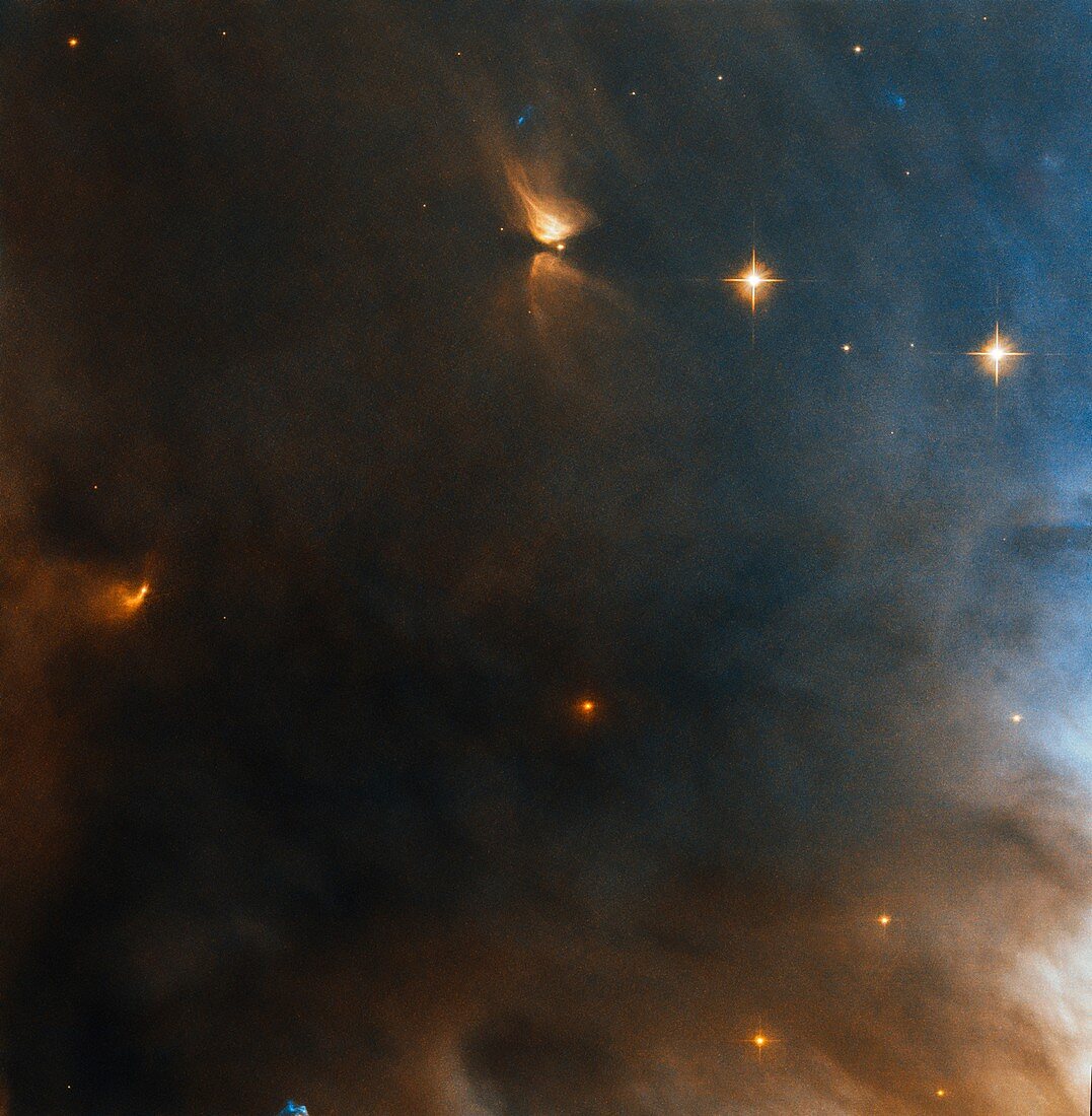 Reflection nebula, Hubble image